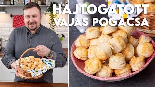 Hajtogatott vajas pogácsa  Mindmegettehu [upl. by Teplitz]