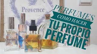 COMO HACER PERFUME EN CASA  FACIL [upl. by Thatcher260]