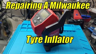 Repairing a Milwaukee Cordless Tyre Inflator M12BI0 M12 12V [upl. by Ishii]