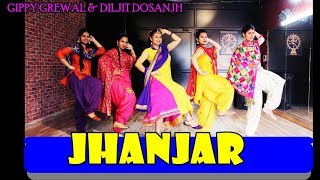 Jhanjar। Diljit Dosanjh । Gippy Grewal । Teej spl । Punjabi Dance । Punjabi Girls dance [upl. by Glavin525]