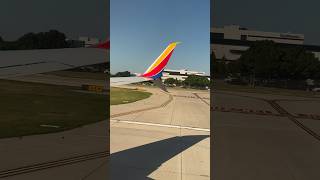 Passing Southwest Air headquarters departing Dallas Love Field on Boeing 737 shorts avgeek [upl. by Bradman]