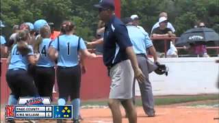 Page County senior Kate Gordon hits a grand slam in the VHSL 2A Championship [upl. by Streeter]