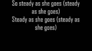 raconteurs steady as she goes lyric Video [upl. by Ochs]