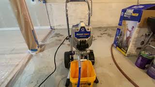 Graco Magnum ProX19 Airless Paint Sprayer  Unboxing and setup [upl. by Ailedamla]