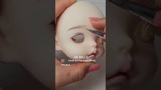 BJD doll make up [upl. by Winonah876]