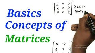 Basic Concepts of Matrices  Matrix  Mathematics  12th HSC  Science Commerce amp Arts [upl. by Lorou]