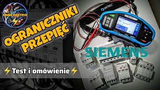 Ograniczniki przepięć SPD SIEMENS ꟾ Omówienie ꟾ pomiary ograniczników przepięć ꟾ Metrel MI3155xD [upl. by Nosned]