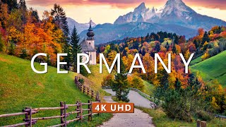 4K Drone Footage  Birds Eye View of Germany Europe  Relaxation Film with Calming Music [upl. by Friedrick]