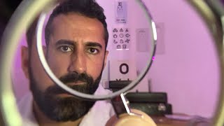 ASMR Lens 3 or 4 With or Without blurry to clear role play w Optometrist [upl. by Htenywg]