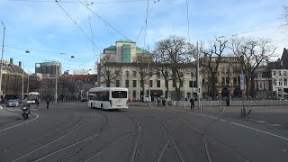 Trajectvideo vanuit de HTM BN GTL8 3125  tram 1A  2023 [upl. by Maegan]