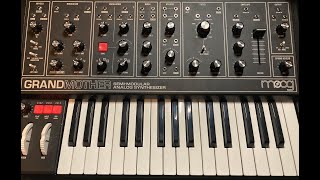 Moog Grandmother  Playing The Presets Part 1 of 2 [upl. by Uv]