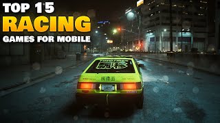 TOP 15 Best Racing Games for AndroidiOS 2024 Free Racing Games [upl. by Aelber]