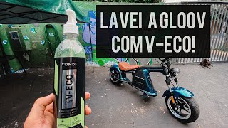 LAVAGEM DE PATINETE ELÉTRICO  LIMPEZA ECOLÓGICA COM VECO NA FAB ESTÉTICA DE MOTOS [upl. by Kalvin]