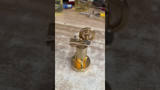 Testing Mini Steam Engine with Boiler  EngineDIY [upl. by Maia357]