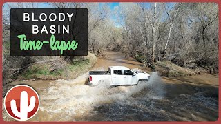 Bloody Basin Road Time Lapse  Interstate 17 to Sheeps Bridge and Mazatzal Wilderness  Agua Fria [upl. by Allimaj605]