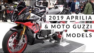 New Moto Guzzi amp Aprilia models revealed  Tuono V4 amp V85TT  INTERMOT Köln [upl. by Lamaaj]