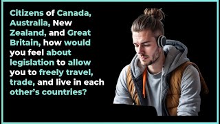 Free travel law for Canada Australia and New Zealand [upl. by Acireh793]