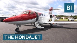 What Its Like To Fly In Hondas New 49 Million Private Jet The HondaJet [upl. by Paquito]