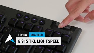 Logitech G915 TKL Low Profile Keyboard Review [upl. by Ydieh]