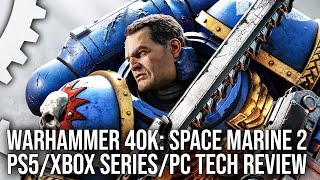 Warhammer 40K Space Marine 2  PS5Xbox Series XSPC Tech Review  Is 60FPS Viable on Consoles [upl. by Assirroc384]