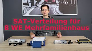 SATVerteilung für 8 WE Mehrfamilienhaus Multischalter vs Unicable Einkabelsystem [upl. by Aryam]