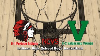 Valparaiso Vikings vs Portage IndiansIndiana Boys Basketball 2022 [upl. by Horst799]