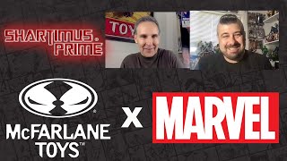 McFarlaneToys amp Marvel TeamUp 2024 Todd McFarlane Interview with ShartimusPrime [upl. by Fawne]