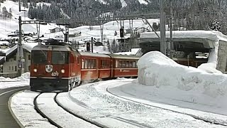 Die RhB Vereinalinie Von Scoul nach Klosters und Landquart [upl. by Nathanoj485]