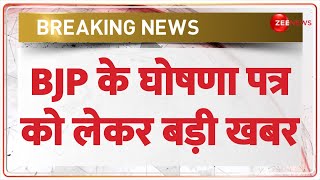 BJP के घोषणा पत्र को लेकर बड़ी खबर  Lok Sabha Election 2024  Manifesto  Breaking News  PM Modi [upl. by Stone]