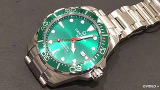 CERTINA DS ACTION DIVER POWERMATIC 80 GREEN DIAL amp BEZEL [upl. by Thaine]