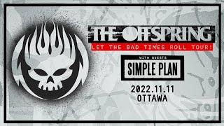 The Offspring  Canadian Tire Centre  Ottawa ON 111122 [upl. by Poore878]