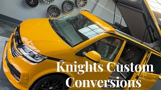 Knights Chrome Yellow 204 DSG camper van… Prestige Tourer with REIMO variotech REIMO Pop top ABT [upl. by Eiuqnom]