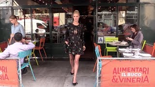 Pregnant Nicky Hilton Rothschild looking lovely while in New York for the Fashion Week [upl. by Rambow]