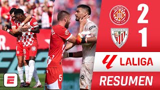 GIRONA sumó increíble triunfo al último minuto ante ATHLETIC GAZZANIGA paró 3 penales  La Liga [upl. by Eitra]