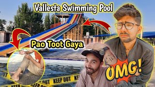 Vallesta Park Swimming pool 🏊  Wah Cantt  Pao toot gaya 😭 [upl. by Ainosal810]