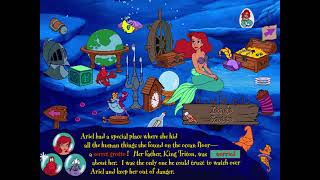 Disneys Animated Storybook The Little Mermaid Ariels Story Studio Full Playthrough [upl. by Eanahs]