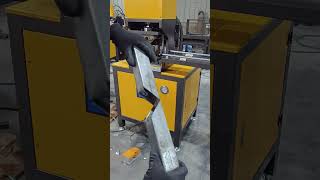 90 Degree Angle Miter Notching Machine Cutting Notching Machine Frame Cutting [upl. by Angelita988]