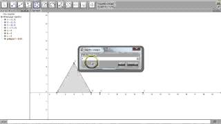 Konstruktion af regulære polygoner i GeoGebra [upl. by Holna]