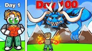 I Survived 100 Days in Roblox One Piece [upl. by Osber]