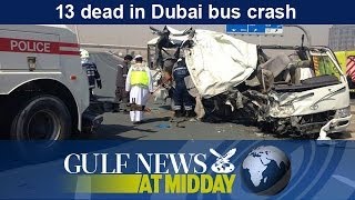 13 dead in Dubai bus crash  GN Midday [upl. by Gilpin882]