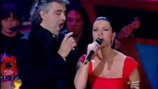 Andrea Bocelli Laura Pausini Dare To Live Viverempg [upl. by Ary]