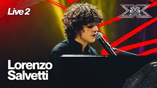 Lorenzo Salvetti con i suoi “100 Messaggi” di Lazza a X FACTOR 2024 LIVE 2 [upl. by Mattah]