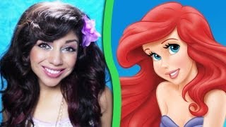 Ariel Inspired Makeup  A Charismastar Disney Exclusive [upl. by Gnues]