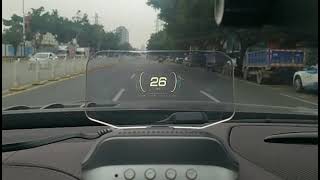 OBDHUD C3 Plus Auto Projector HUD Navigation GPS OBD2 EOBD Speedometer Head Up Display [upl. by Erine]