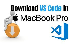 How To Install VS  Visual Studio Code on MacBook Pro [upl. by Annayhs]