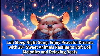 LofiSleepNightSongEnjoyPeacefulDreamswith20SweetAnimalsResting to SoftLofiMelodiesandRelaxingBeats [upl. by Ettenot]