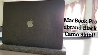 MacBook Pro dbrand Black Camo Skin [upl. by Neiht]