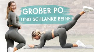 PO  BEINE HOMEWORKOUT OHNE Equipment [upl. by Aleakcim]