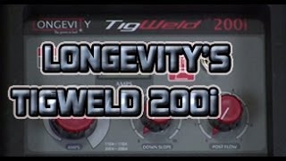 LONGEVITY TIGWELD 200i  200 AMP DC TIG STICK WELDER REVIEW AND SETUP [upl. by Ahcatan]