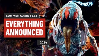 Everything Announced at Summer Game Fest 2024 [upl. by Enrico]